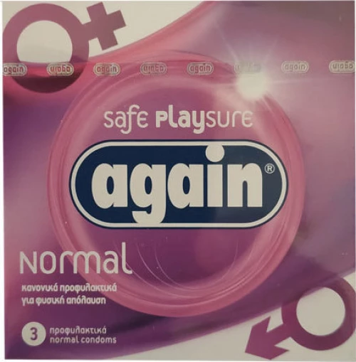 Again Προφυλακτικά Safe Pleasure 3τμχ