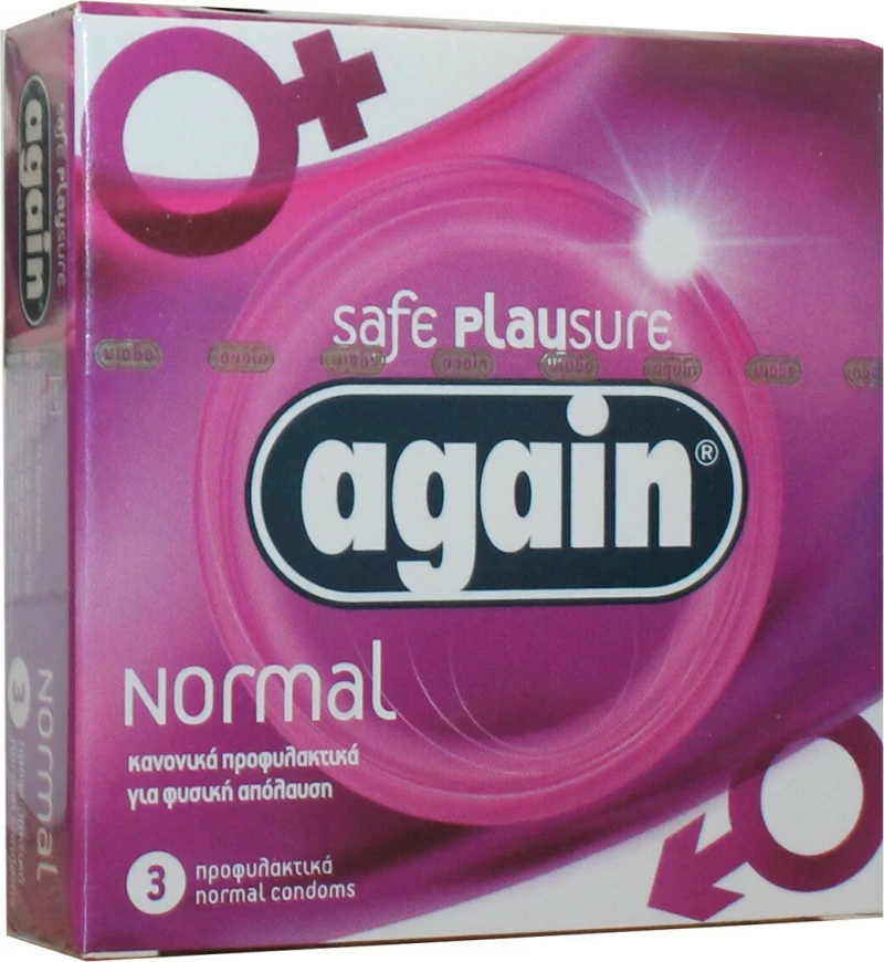Again Προφυλακτικά Safe Pleasure 3τμχ