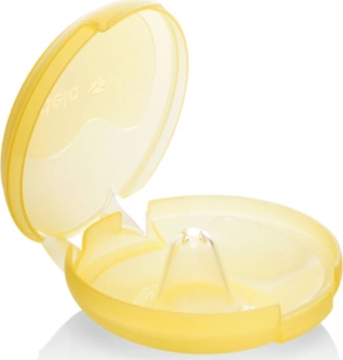 Medela Contact Nipple Shields, Ψευδοθηλές Σιλικόνης με θήκη, Μέγεθος Small, 2 τμχ.