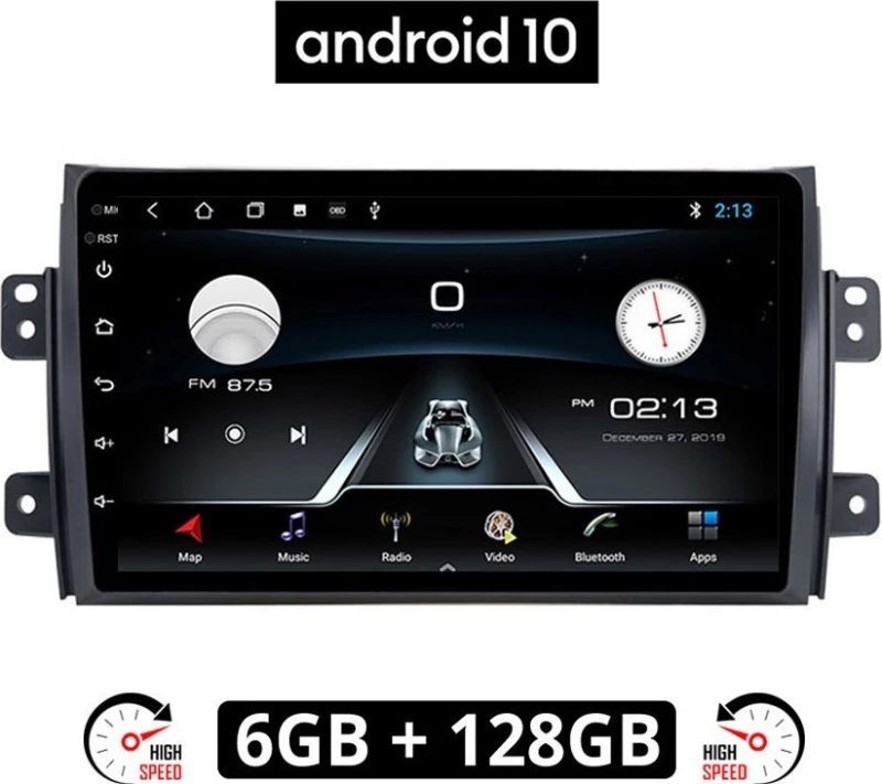 Ηχοσύστημα Αυτοκινήτου για Suzuki SX4 (Bluetooth/USB/AUX/WiFi/GPS) με Οθόνη Αφής 9"