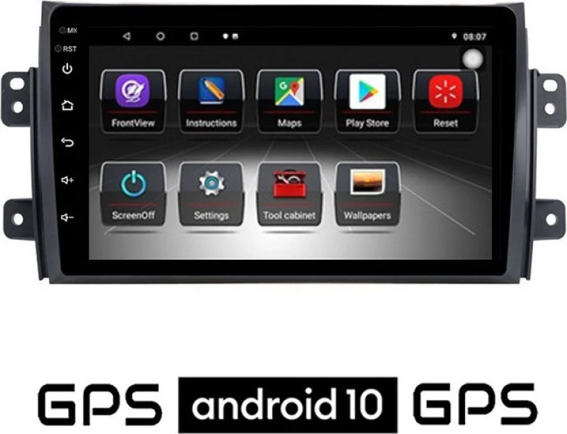 Ηχοσύστημα Αυτοκινήτου για Suzuki SX4 (Bluetooth/USB/AUX/WiFi/GPS) με Οθόνη Αφής 9"