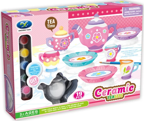 Zita Toys Κεραμικό Σερβίτσιο Με Μπογιές