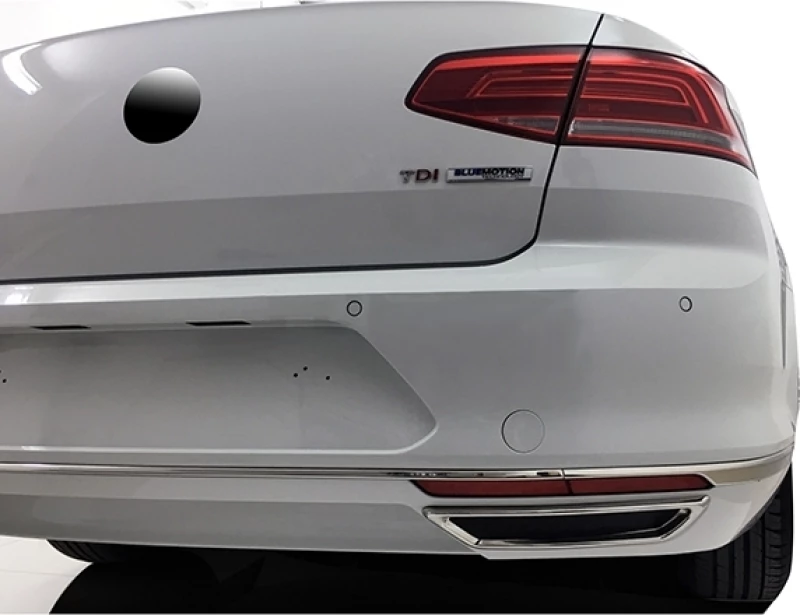 S-dizayn Διακοσμητικά Εξάτμισης R-Line Look για VW Passat B8 4D 2015+