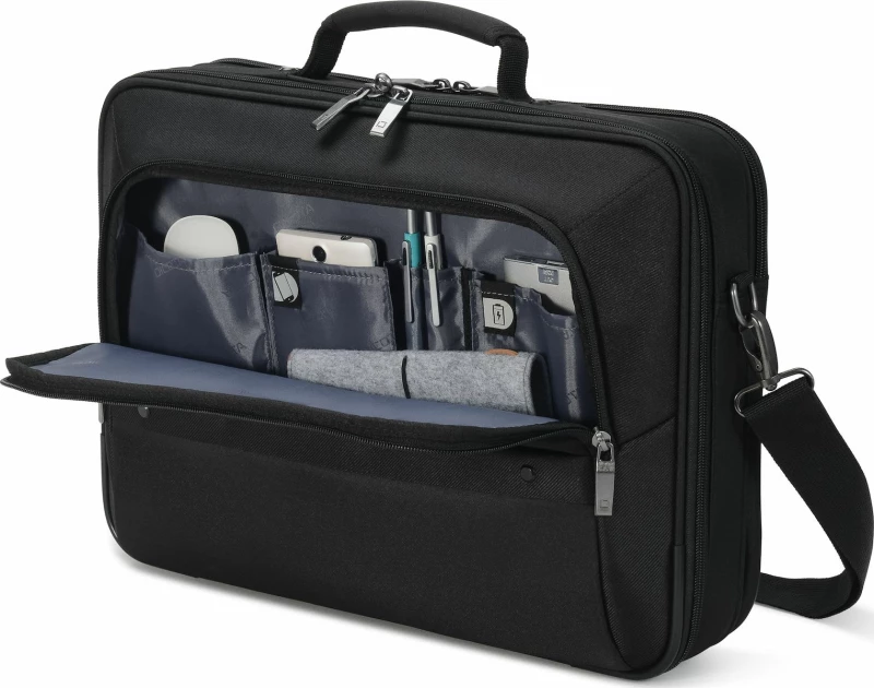 Dicota Eco Multi Plus Select Τσάντα Ώμου / Χειρός για Laptop 15.6" σε Μαύρο χρώμα
