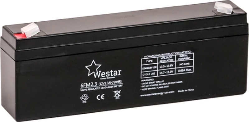 Westar Μπαταρία Μολύβδου 12V 2.3AH