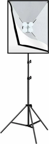 Puluz Studio Softbox 50X70Cm, Tripod, Led Bulb 4 Pcs Pu5071Eu