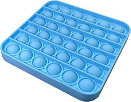 Fidget Pop It Bubble Square Μπλε