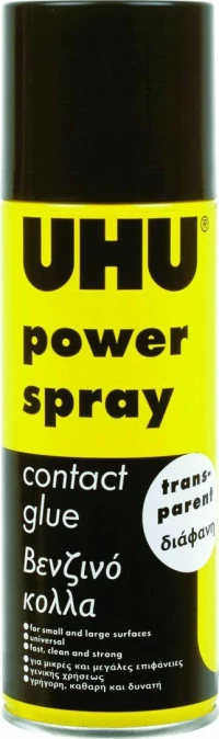 UHU Power Spray Βενζινόκολλα 200ml 6τμχ