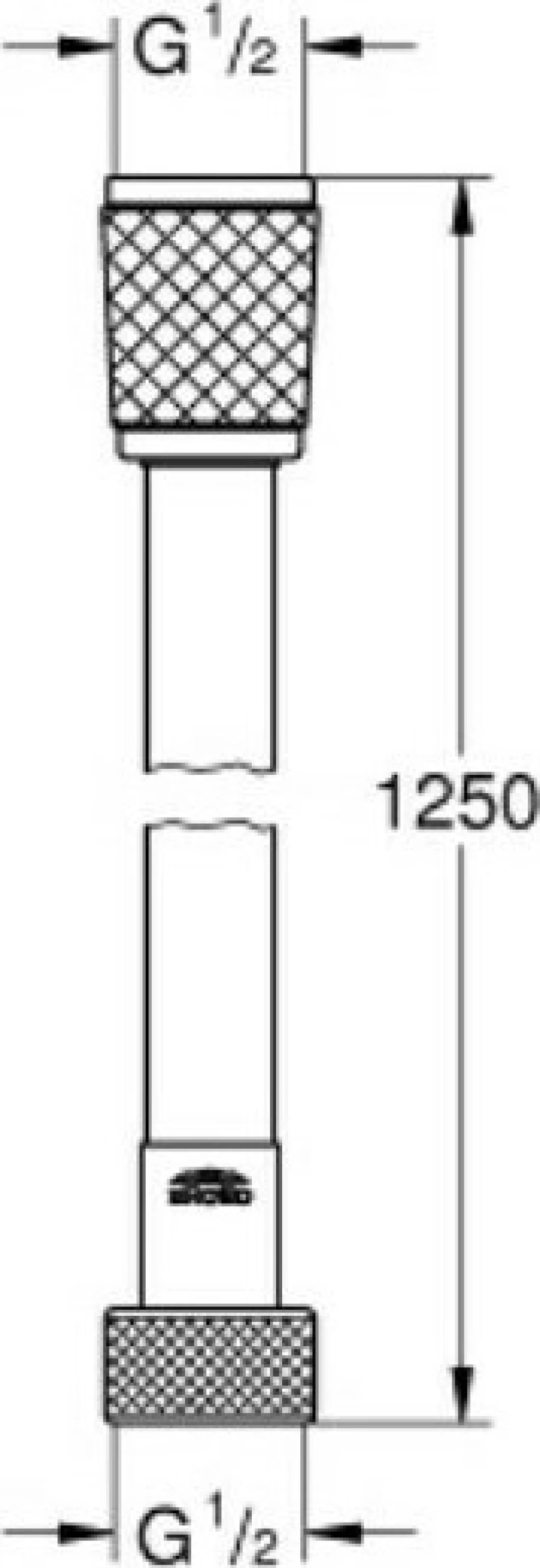 Grohe 28150001 Σπιράλ Ντουζ