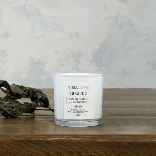 Nima Αρωματικό Κερί Παραφίνης σε Βάζο Tobacco 160gr