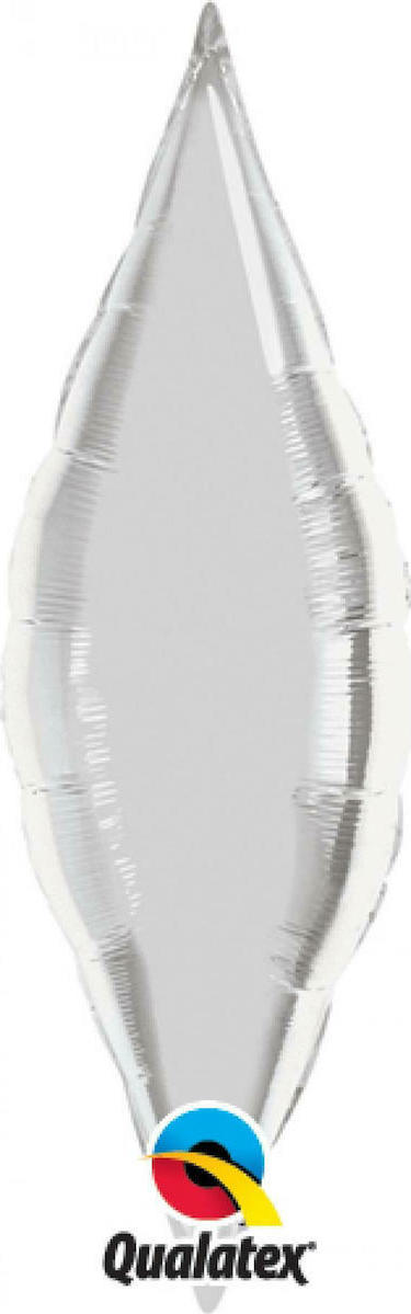 Μπαλόνι φοιλ σχήμα 27 Taper Silver
