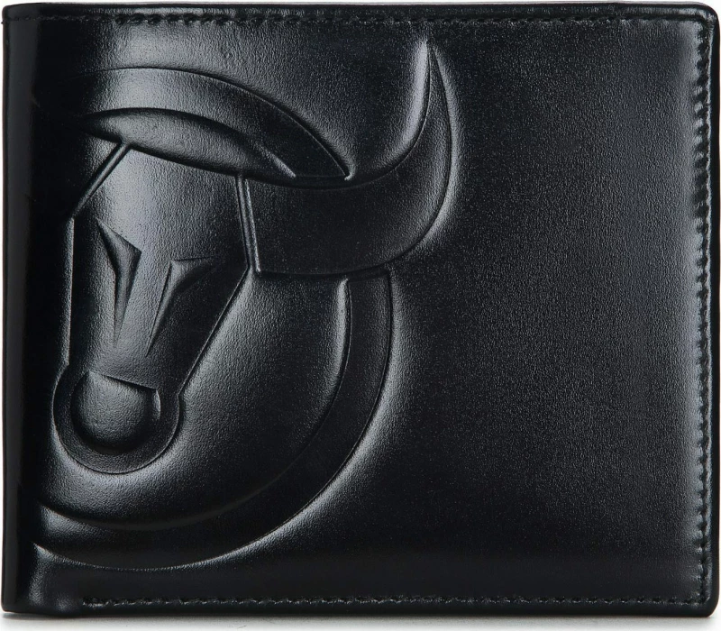 Bull Captain QB0203-H Δερμάτινο Ανδρικό Πορτοφόλι Μαύρο