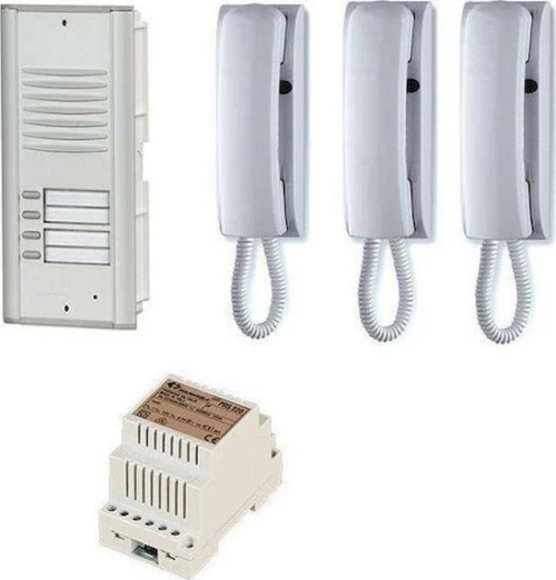 Farfisa Σετ Θυροτηλεφώνου 3 Κουδουνιών KIT3V