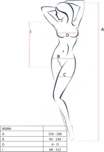 Passion BS086 Bodystocking Red