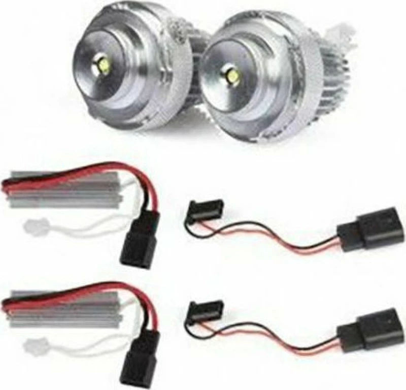 Μπροστινά Φανάρια Angel Eyes Led 20W για BMW E60 facelift 2τμχ
