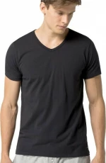 Tommy Hilfiger Premium Essentials Ανδρικές Φανέλες Κοντομάνικες σε Μαύρο Χρώμα 3Pack