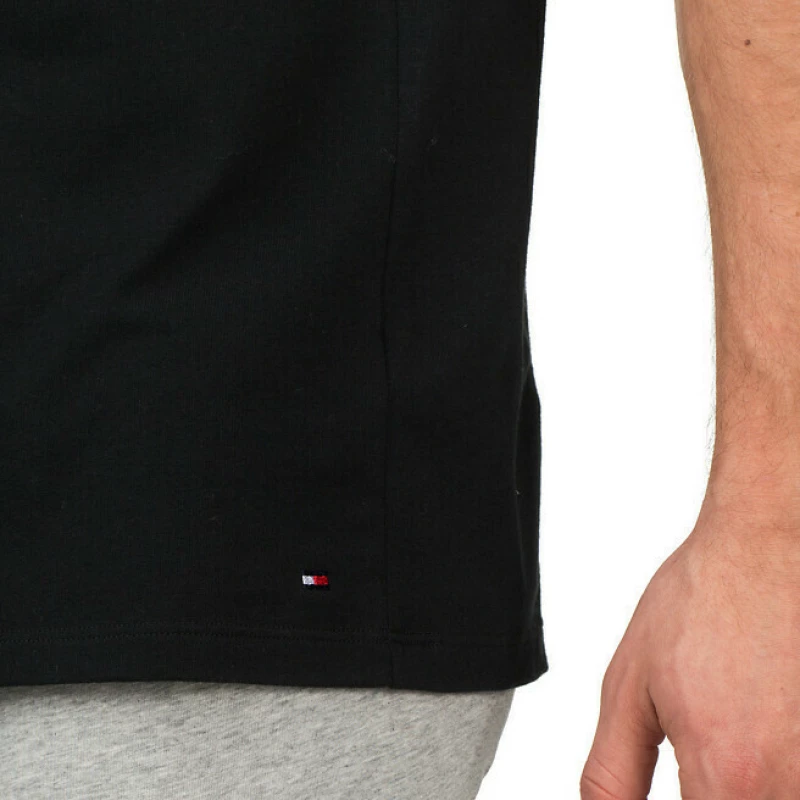 Tommy Hilfiger Premium Essentials Ανδρικές Φανέλες Κοντομάνικες σε Μαύρο Χρώμα 3Pack