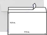 Φάκελος αλληλογραφίας 125x175 λευκός καρρέ