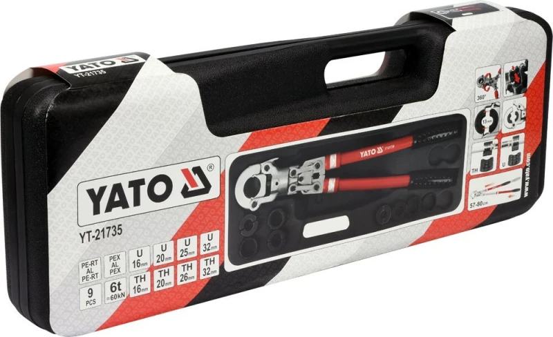 Πρέσσα Σωλήνων Al-Pex Yato Yt-21735