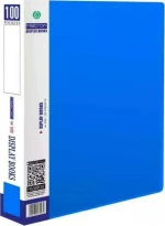Metron Ντοσιέ Σουπλ με 100 Διαφάνειες για Χαρτί A4 Μπλε