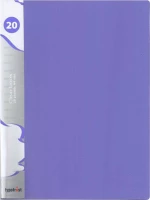 Typotrust Ντοσιέ Σουπλ με 20 Διαφάνειες για Χαρτί A4 Μωβ
