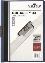 Durable Ντοσιέ με Κλιπ για Χαρτί A4 Μπλε Duraclip