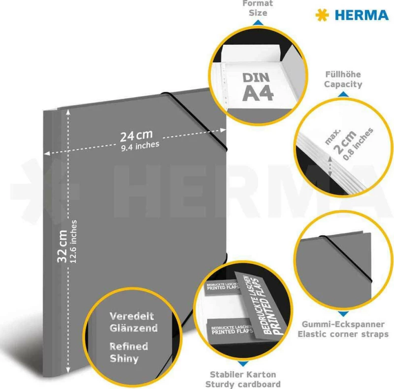Herma Spark Caubes Gold foil A4