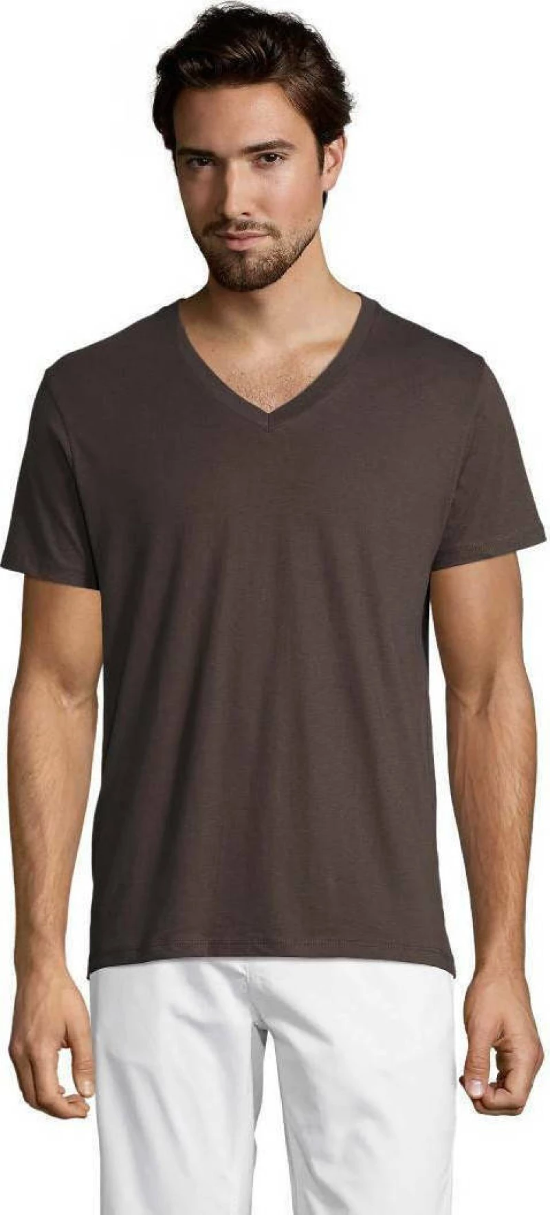 Sol's Master Ανδρικό Διαφημιστικό T-shirt Κοντομάνικο dark grey 11155-384