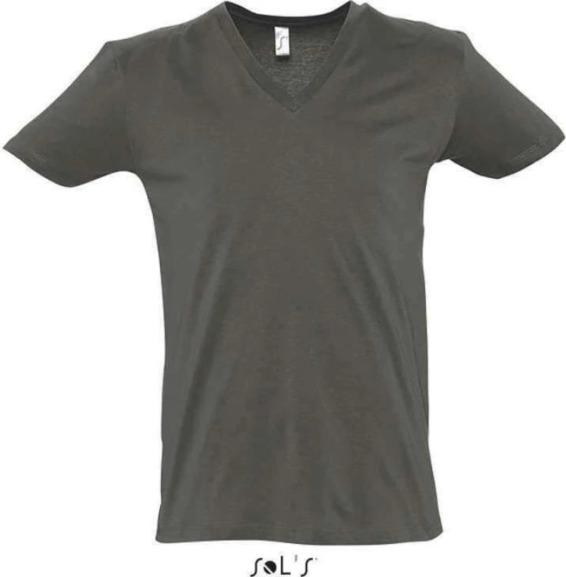 Sol's Master Ανδρικό Διαφημιστικό T-shirt Κοντομάνικο dark grey 11155-384
