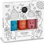 Nailmatic Σετ 3 βερνίκια νυχιών Party (Cookie-Dori-Freezy)