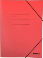 Ντοσιέ με Λάστιχο Πρεσπάν 25x35cm Κόκκινο