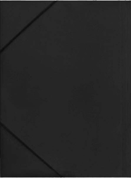 Φάκελος BlackRed PP με λάστιχο 25x32cm (Μαύρο)
