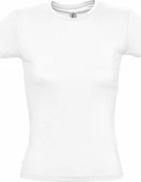 Sol's Miss Γυναικείο Διαφημιστικό T-shirt Κοντομάνικο σε Λευκό Χρώμα 11386-102