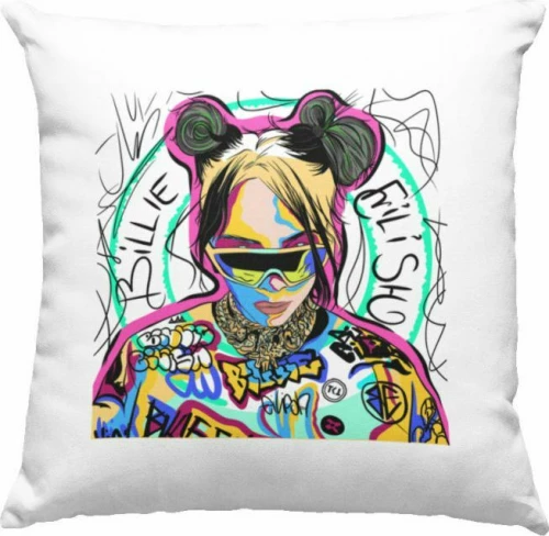 Μαξιλάρι Billie Eilish Street Art