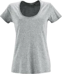 Sol's Metropolitan Γυναικείο Διαφημιστικό T-shirt Κοντομάνικο Grey Melange 02079-350