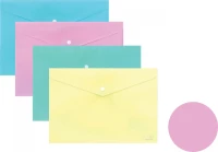 Typotrust Φάκελος με Κουμπί για Χαρτί A4 Ροζ Pastel