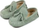 Babywalker Loafer Δερμάτινο Μέντα