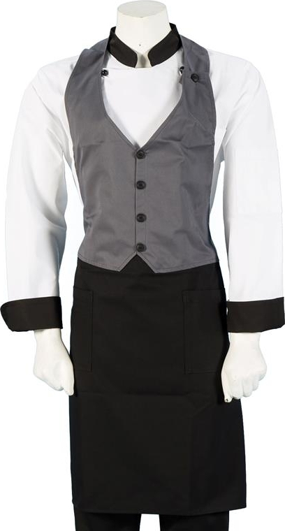 Fabrik Ποδιά Σερβιτόρου Ολόσωμη Black