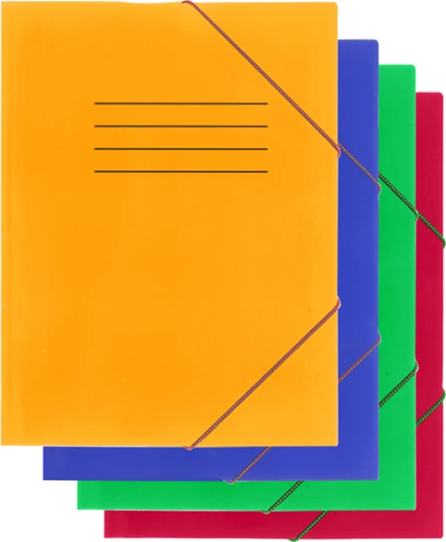Justnote Φάκελος με Λάστιχο για Χαρτί A4 25x35 cm (Διάφορα Χρώματα)