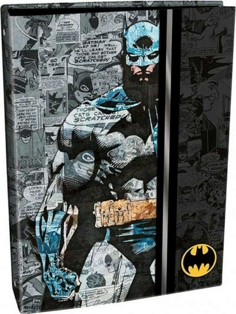 Graffiti Ντοσιέ με 2 Κρίκους 2/26 για Χαρτί Β5 Μαύρο Batman
