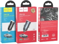 Hoco Z32B Speed Up Pd+Qc3.0 Φορτιστής Αυτοκινήτου Ανθρακί
