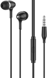 Lamtech Fashionnable 3.5mm Earphones with Mic Black (LAM111719)