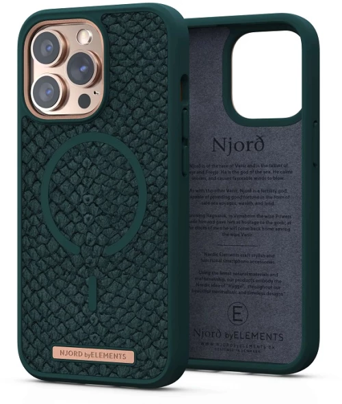 NJORD Jord Case for Iphone 13 Pro Dark Green