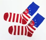 Κάλτσες Unisex, No 38-42, BLANC SOCKS, CocaCola, Μπλέ Κόκκινο.