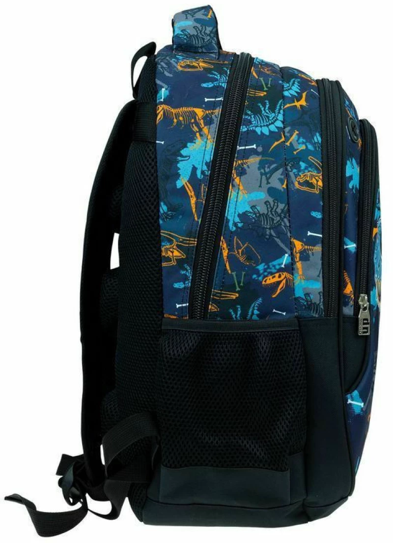 Τσάντα Πλάτης Δημοτικού Back Me Up Wild Dino Beast Πολύχρωμη 46x35x20cm 357-07031
