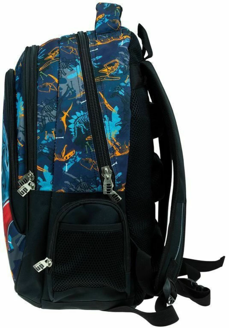 Τσάντα Πλάτης Δημοτικού Back Me Up Wild Dino Beast Πολύχρωμη 46x35x20cm 357-07031