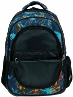 Τσάντα Πλάτης Δημοτικού Back Me Up Wild Dino Beast Πολύχρωμη 46x35x20cm 357-07031