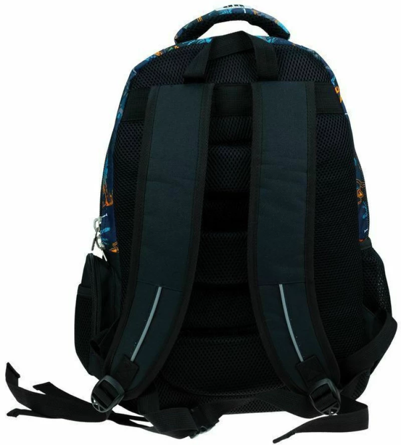 Τσάντα Πλάτης Δημοτικού Back Me Up Wild Dino Beast Πολύχρωμη 46x35x20cm 357-07031