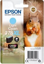 Epson Μελάνι Inkjet 378xl Light Cyan (c13t37954010) (epst379540)