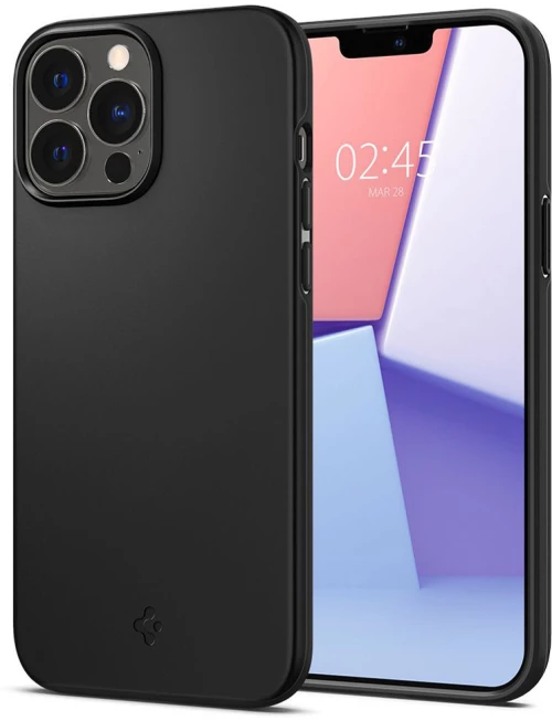 Θήκη Spigen Thin Fit Black - Apple Iphone 13 Pro Max (acs03674)